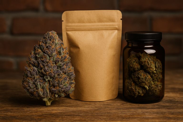 Brooklyn cannabis flower jar